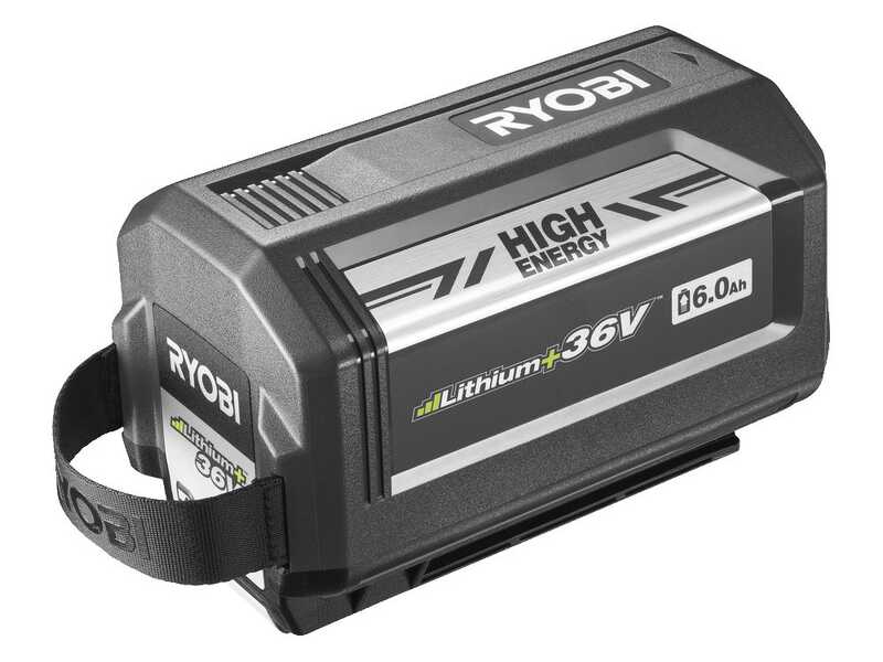 Ryobi RY36LMX51A-160 - Tondeuse &agrave; gazon tract&eacute;e &agrave; batterie - MAX POWER 36V/6Ah - Coupe 51 cm