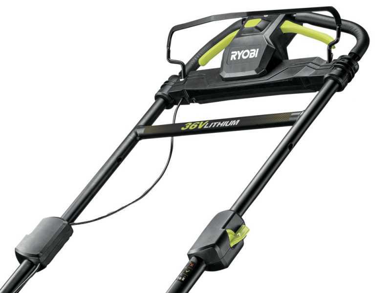 Ryobi RY36LMX51A-160 - Tondeuse &agrave; gazon tract&eacute;e &agrave; batterie - MAX POWER 36V/6Ah - Coupe 51 cm