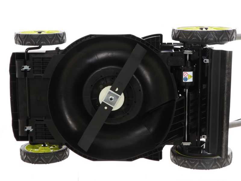 Ryobi RY36LMX51A-160 - Tondeuse &agrave; gazon tract&eacute;e &agrave; batterie - MAX POWER 36V/6Ah - Coupe 51 cm