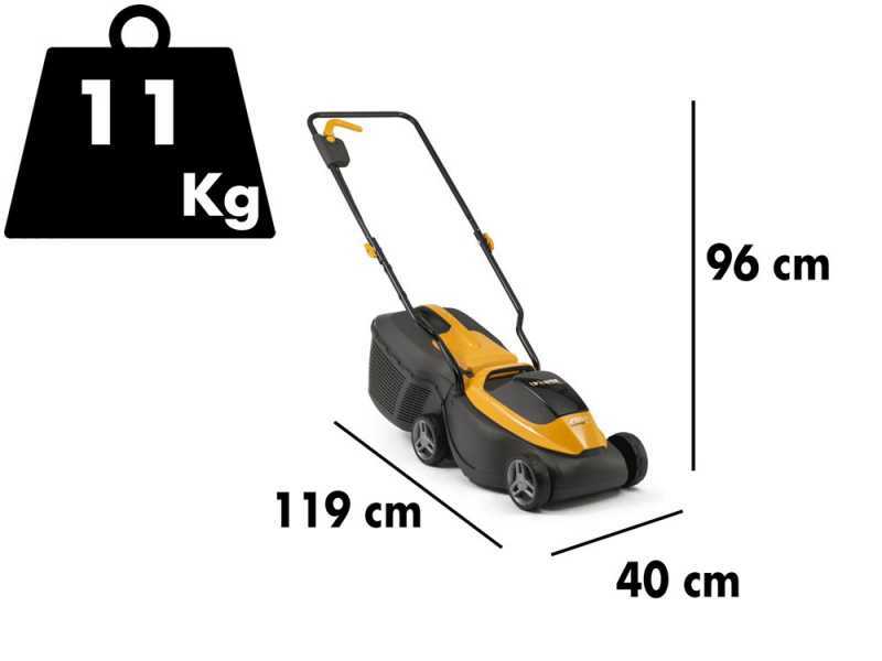 Tondeuse &agrave; gazon &eacute;lectrique &agrave; batterie Stiga Collector 132 AE Kit - 20V 4.0 Ah