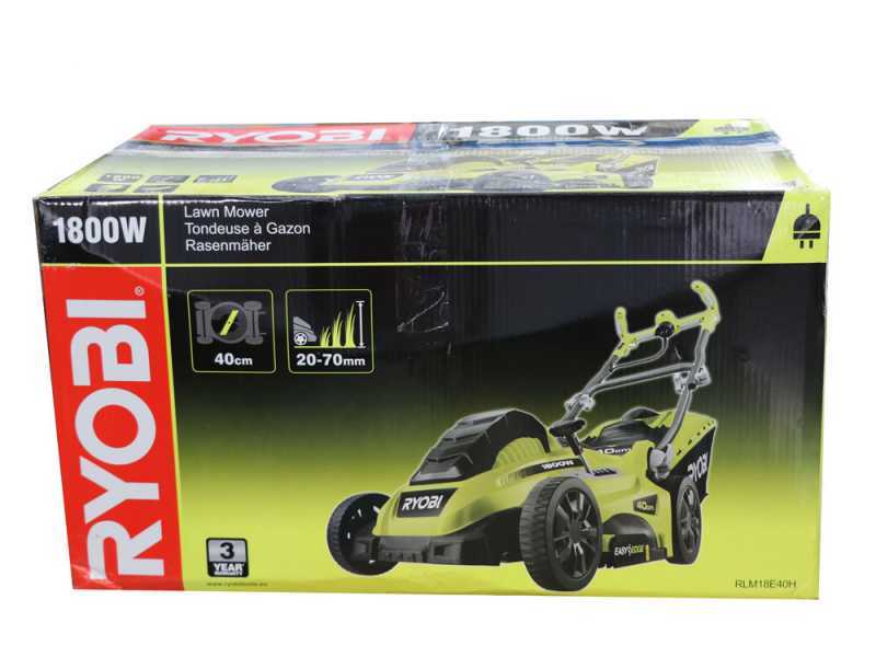 Ryobi RLM18E40H - Tondeuse &agrave; gazon &eacute;lectrique - 1800W - Coupe de 40&nbsp;cm