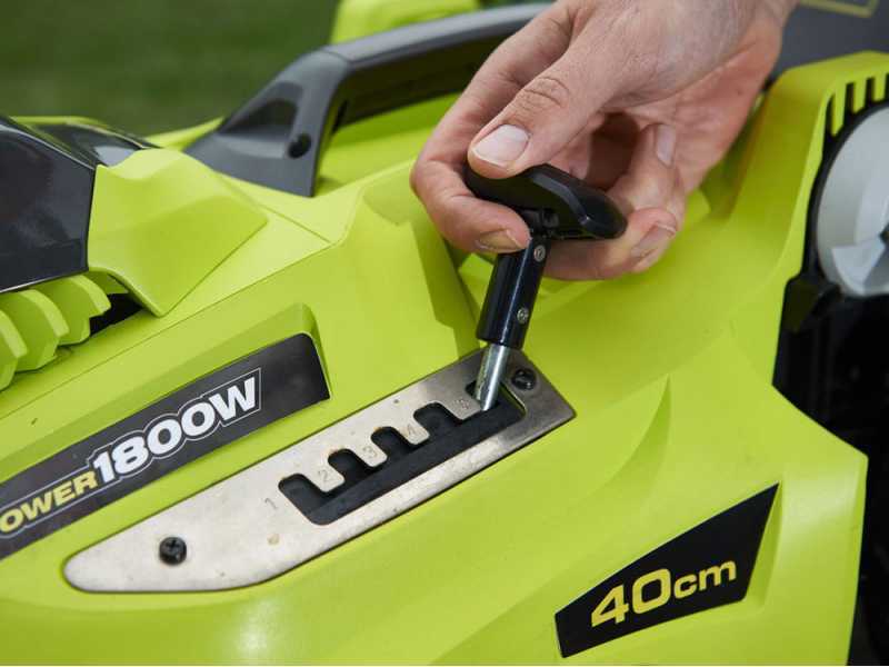 Ryobi RLM18E40H - Tondeuse &agrave; gazon &eacute;lectrique - 1800W - Coupe de 40&nbsp;cm