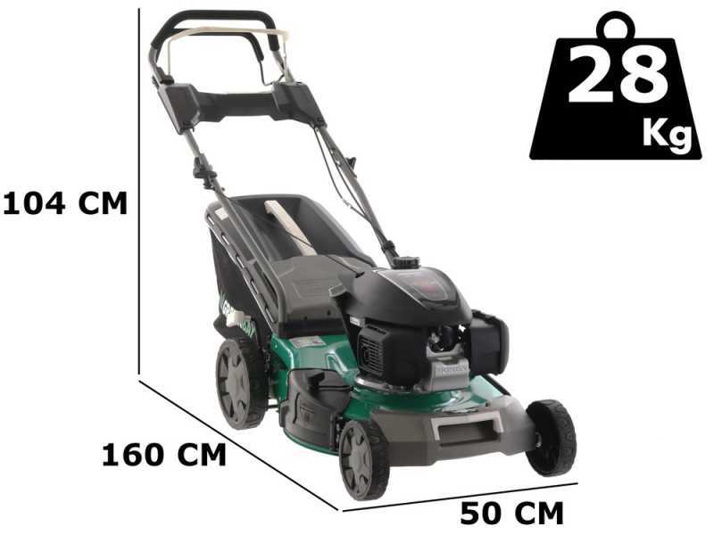 Tondeuse &agrave; gazon tract&eacute;e GreenBay GB-LM 51 H - 4 en 1  - Moteur Honda GCVx170 - Coupe de 51cm