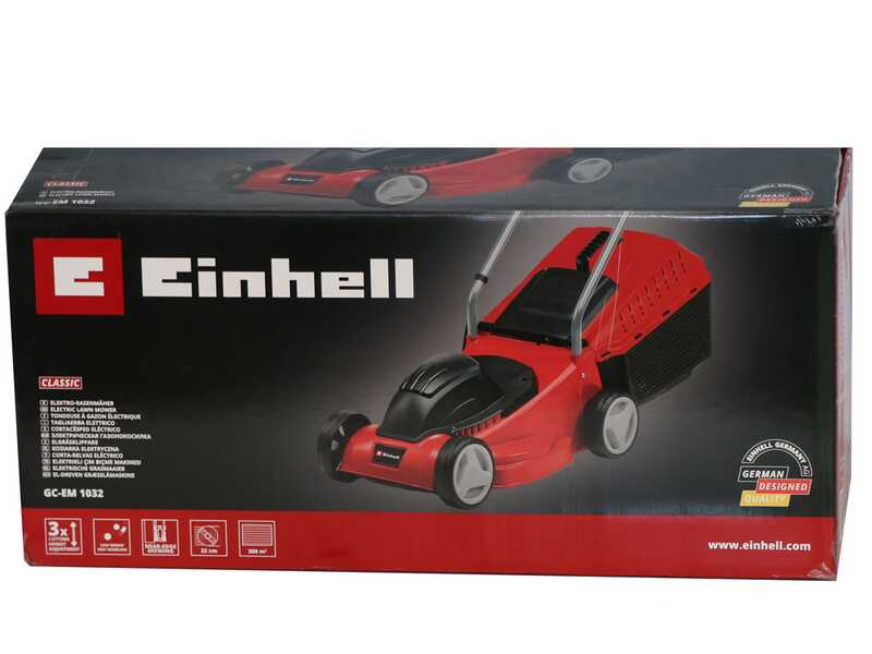Einhell GC-EM 1032 - Tondeuse &agrave; gazon &eacute;lectrique - 1000W - Coupe de 32&nbsp;cm