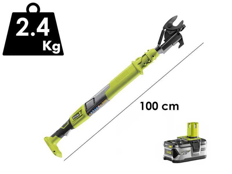 Coupe-branches &agrave; batterie RYOBI OLP1832BX - 18V - diam&egrave;tre de 32mm - 4Ah
