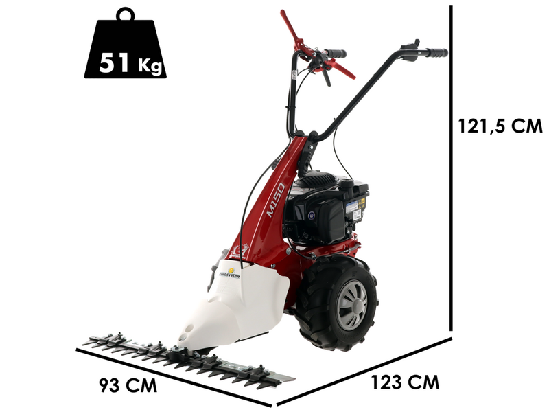 Eurosystems Minieffe M150 RM - Motofaucheuse multifonction - B&amp;S 625 EXi 