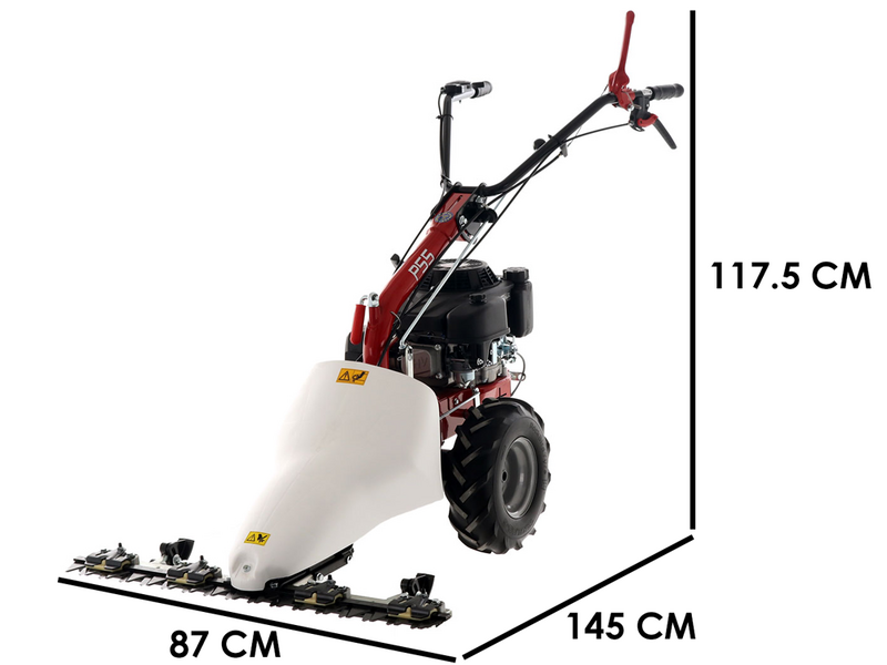 Eurosystems P55 - Motofaucheuse multifonction bilame  - Loncin 196 OHV