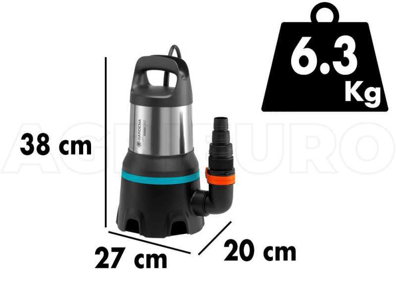 Pompe immerg&eacute;e pour eaux charg&eacute;es Gardena 20000 Aquasensor art. 9044-20