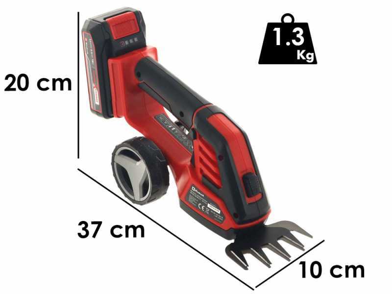 Cisaille &agrave; gazon &agrave; batterie avec perche Einhell GE-CG 18/100 Li T
