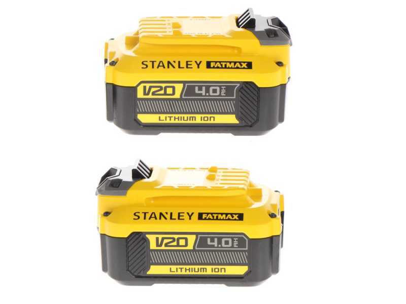 Tondeuse &agrave; gazon sur batterie STANLEY FATMAX SFMCMW2651M - 2 Batteries 18V/4Ah - Amplitude de coupe 40 cm