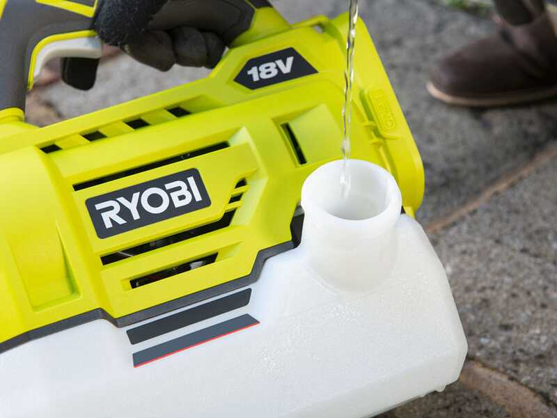 Atomiseur Sans Fil Ryobi RY18FGA-0 - 18V - 2L - Débit 7,2 L/h - Taille De Goutte 40µm - Kit Batterie 4Ah