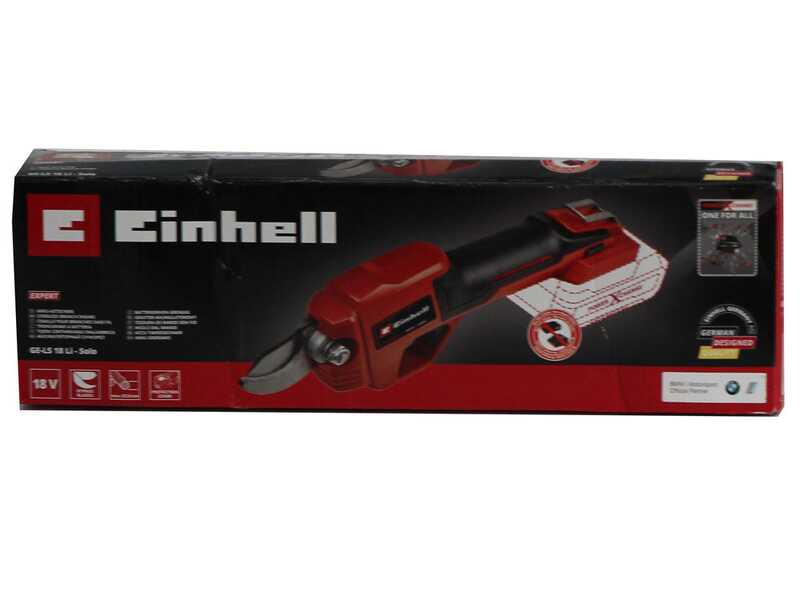 Einhell GE-LS 18 Li - S&eacute;cateur de taille &agrave; batterie - 18V 2.5Ah - Diam&egrave;tre de coupe 28 mm