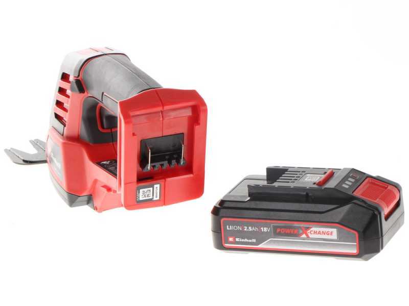 Einhell GE-CG 18/100 Li - Cisaille &agrave; gazon &agrave; batterie - Sculpte-haie - 18V 2.5Ah