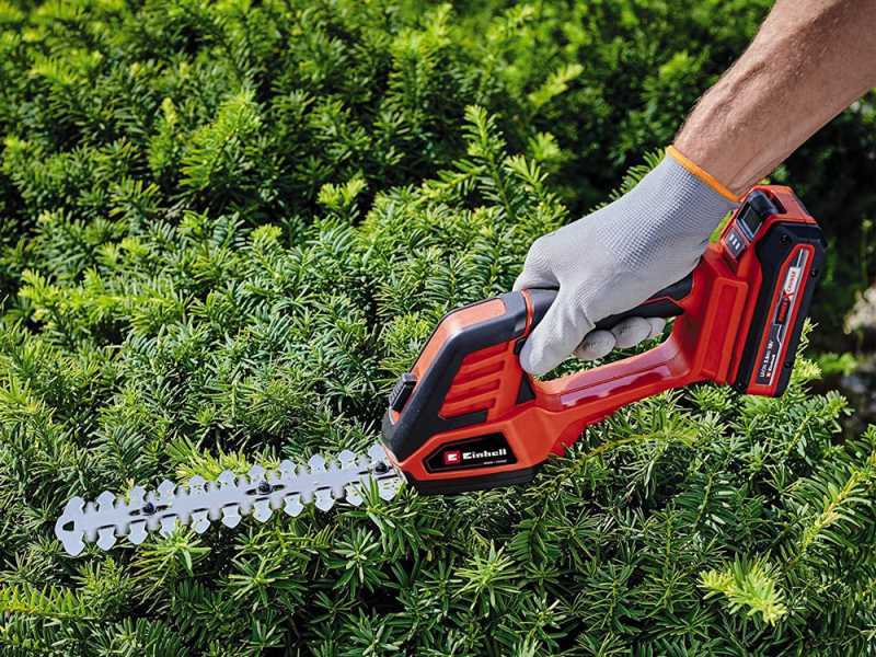 Einhell GE-CG 18/100 Li - Cisaille &agrave; gazon &agrave; batterie - Sculpte-haie - 18V 2.5Ah