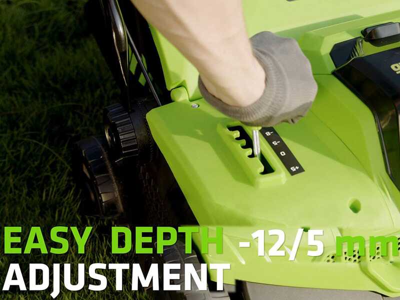GreenWorks GD40SC38II - A&eacute;rateur &agrave; batterie - SANS BATTERIE ET SANS CHARGEUR