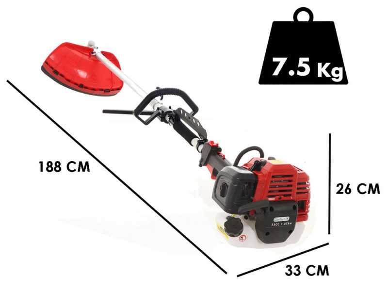 GeoTech GT-2 33 L - D&eacute;broussailleuse thermique multifonction