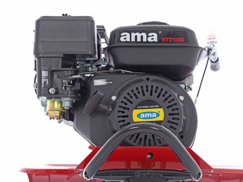 AMA MTZ100G - Motobineuse &agrave; essence 7 CV - Moteur de 212 cm3