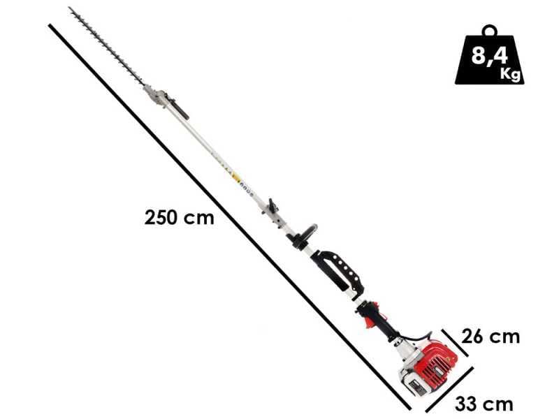 Taille-haies thermique 2 temps GeoTech GT-2 33 L - 33 cm3