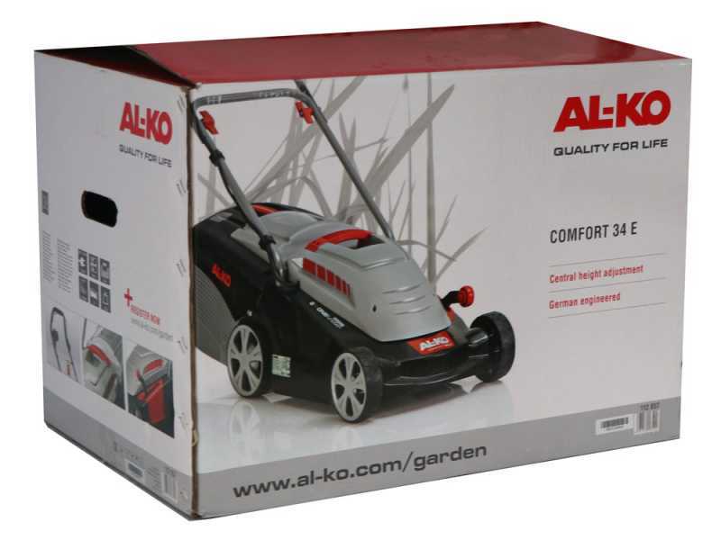 AL-KO Comfort 34E - Tondeuse &agrave; gazon &eacute;lectrique - 1200W - Coupe de 34&nbsp;cm