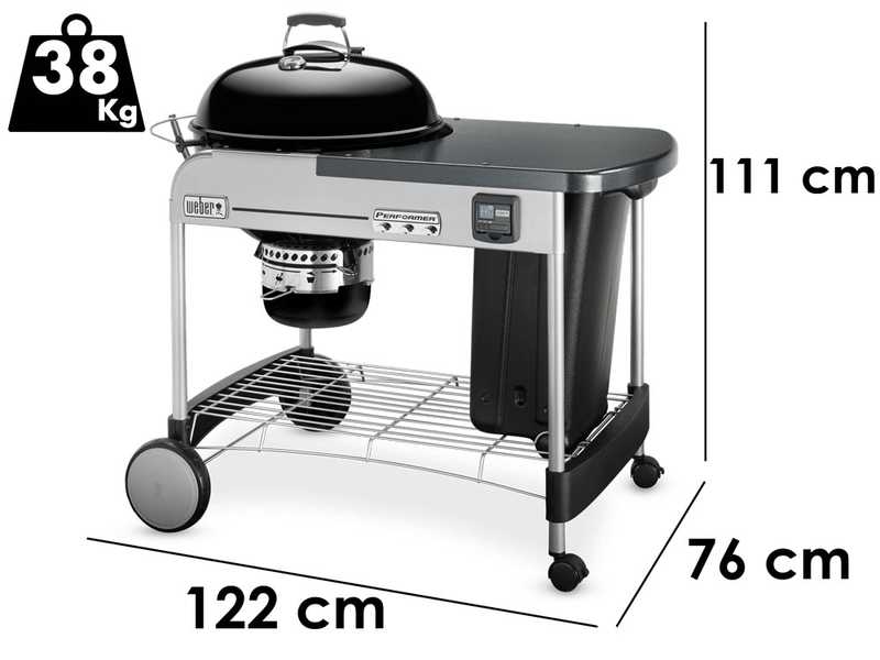 Weber Performer Premium GBS - Barbecue &agrave; charbon