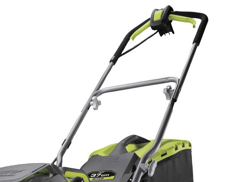 Ryobi Hybrid RY18LMH37A-250 - Tondeuse &agrave; gazon &agrave; batterie - 2x18V/5Ah - Coupe de 37&nbsp;cm