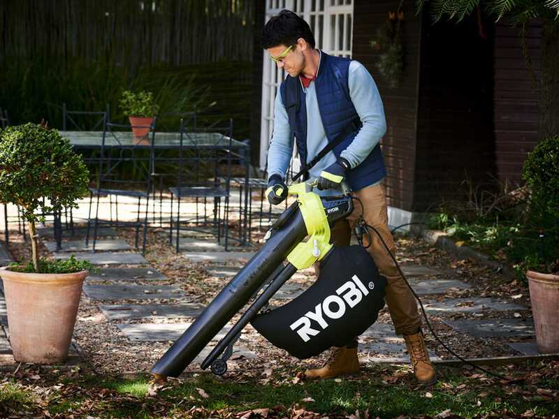 RYOBI RBV3000CESV - Souffleur aspirateur broyeur &eacute;lectrique