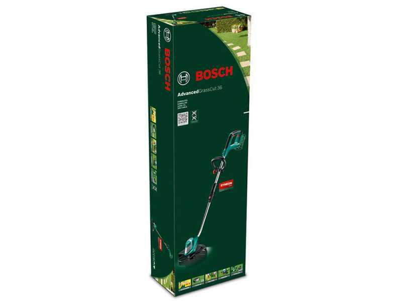 D&eacute;broussailleuse Coupe-bordures &agrave; batterie Bosch AdvancedGrassCut 36 - 36V/2Ah