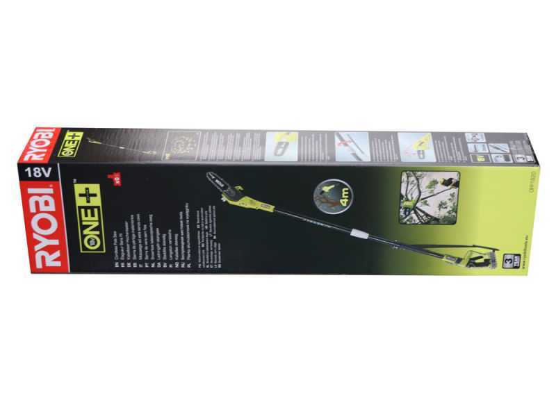 Perche &eacute;lagueuse t&eacute;lescopique RYOBI OPP1820 - 180-250 cm - 18V - guide de 20 cm - SANS BATTERIE NI CHARGEUR