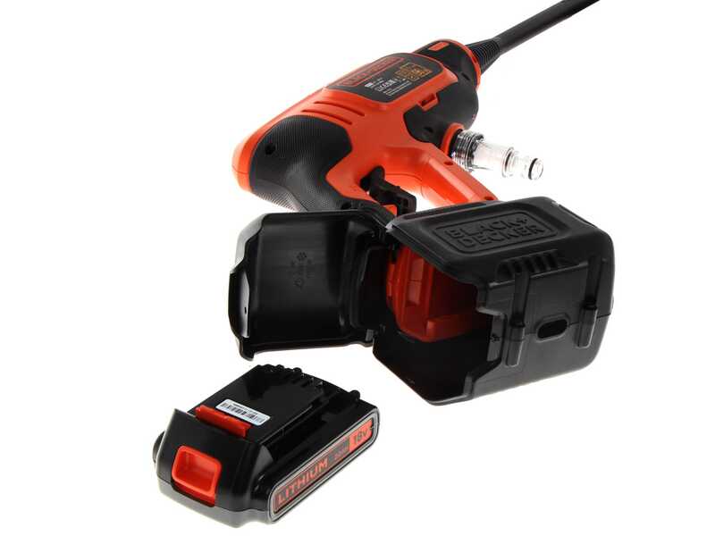 Pistolet &agrave; batterie Black &amp; Decker BCPC18D1 + une batterie 18V 2Ah offerte - buses 5 en 1