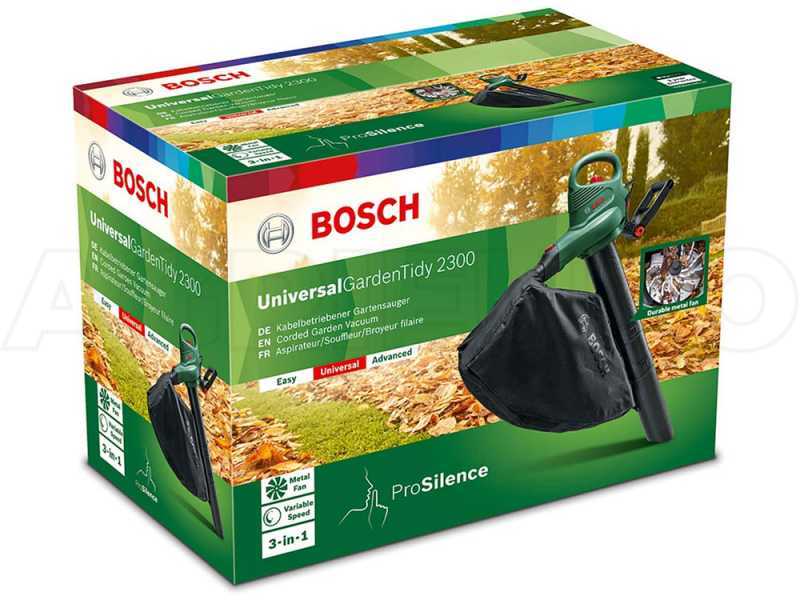 Souffleur et Aspirateur Bosch Universal Garden Tidy 3000 - Puissance 3000W