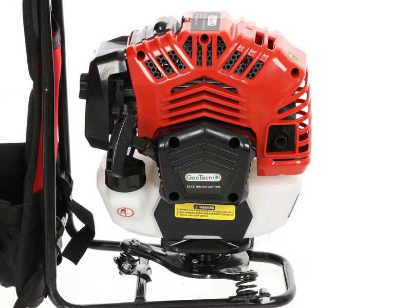 GeoTech GT-2 52 BP  - Taille-haie thermique sur perche de rallonge avec dossi&egrave;re - 52 cm&sup3;