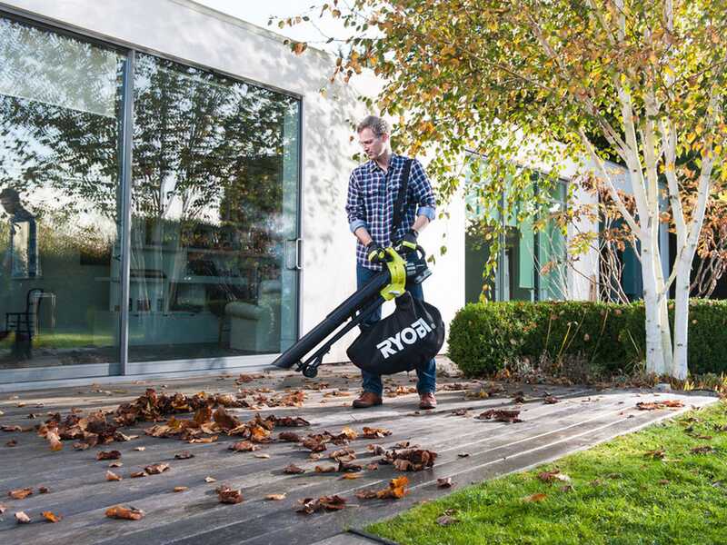 RYOBI OBV18 - Souffleur aspirateur et broyeur sans fil - SANS BATTERIE NI CHARGEUR