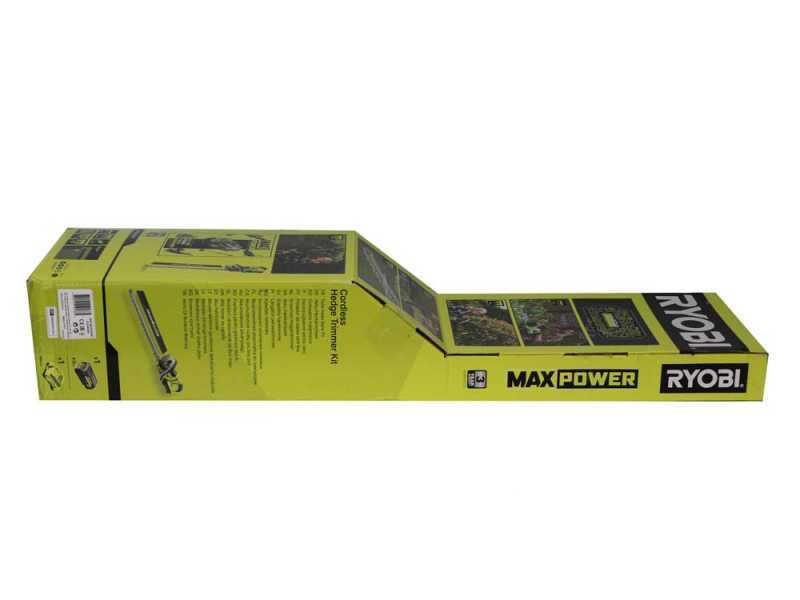 Taille-haies &agrave; batterie  RYOBI RHT36C61R40F - MAX POWER 36V - 4Ah - lamier de 60cm