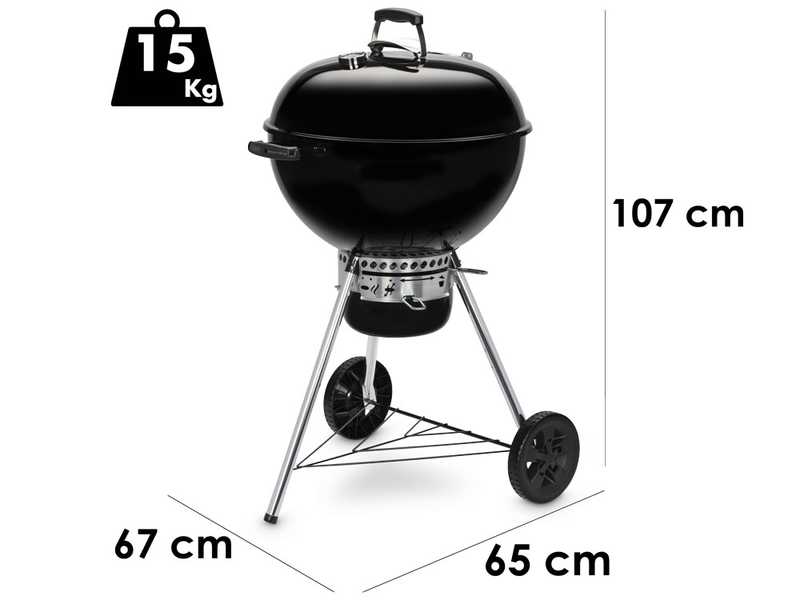 Weber Kettle E-5730 BLK - Barbecue &agrave; charbon