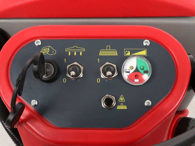 Autolaveuse &agrave; batterie sans-fils U.T. LP-500/50-B - 3 en 1 : lave, s&egrave;che et aspire