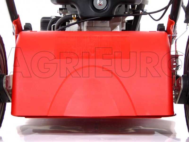 GeoTech Pro S58-3 BMSWGE L225 -Tondeuse &agrave; gazon thermique tract&eacute;e - Roue pivotante - D&eacute;marrage &eacute;lectrique