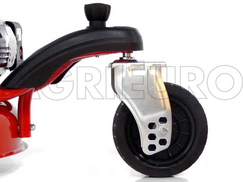 GeoTech Pro S58-3 BMSWGE L225 -Tondeuse &agrave; gazon thermique tract&eacute;e - Roue pivotante - D&eacute;marrage &eacute;lectrique