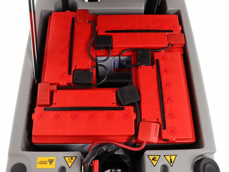 Autolaveuse &agrave; batterie sans-fils U.B. LP-550-B - 3 en 1 : lave, s&egrave;che et aspire