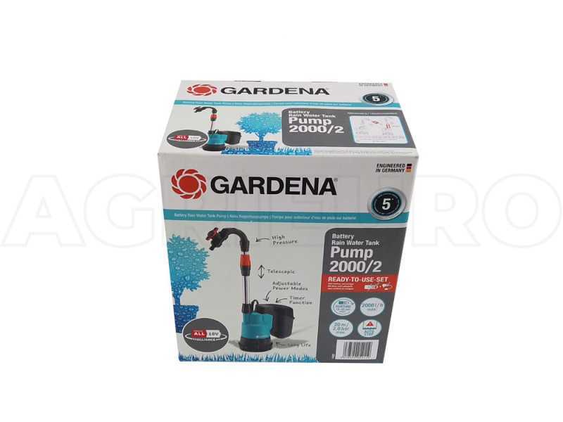 GardenPump 18V-2000 - 1 batterie 2,5 Ah, chargeur