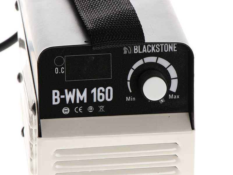 Poste &agrave; souder inverter &agrave; &eacute;lectrode &agrave; courant Blackstone B-WM 160 - 160 A - avec Kit MMA