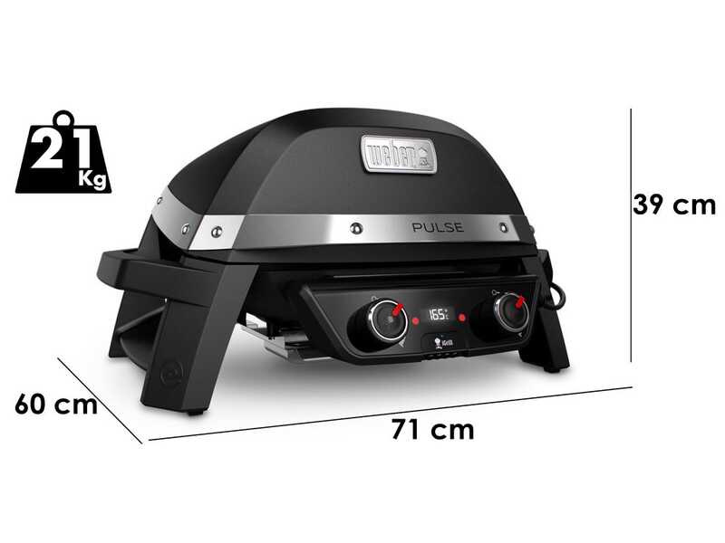 Barbecue &eacute;lectrique Weber Pulse 2000- Surface de cuisson 49x39 cm