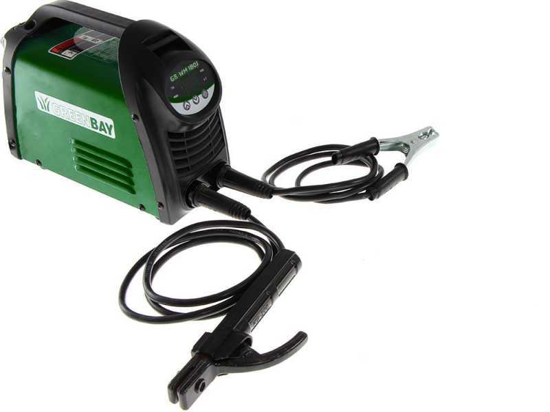 Poste &agrave; souder inverter &agrave; &eacute;lectrode &agrave; courant continu GREENBAY GB-WM 180J - 180A - avec Kit MMA