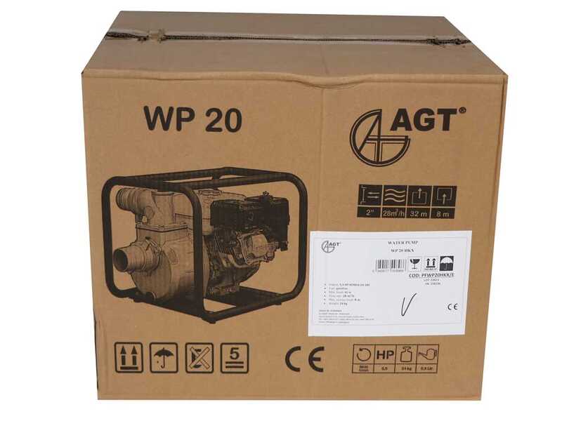 Motopompe d'irrigation thermique AGT 2" GX160 - raccords de 50 mm