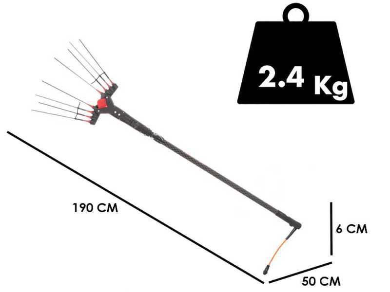 Peigne vibreur &eacute;lectrique &agrave; batterie Vertigo Carbon C 12V 190/240