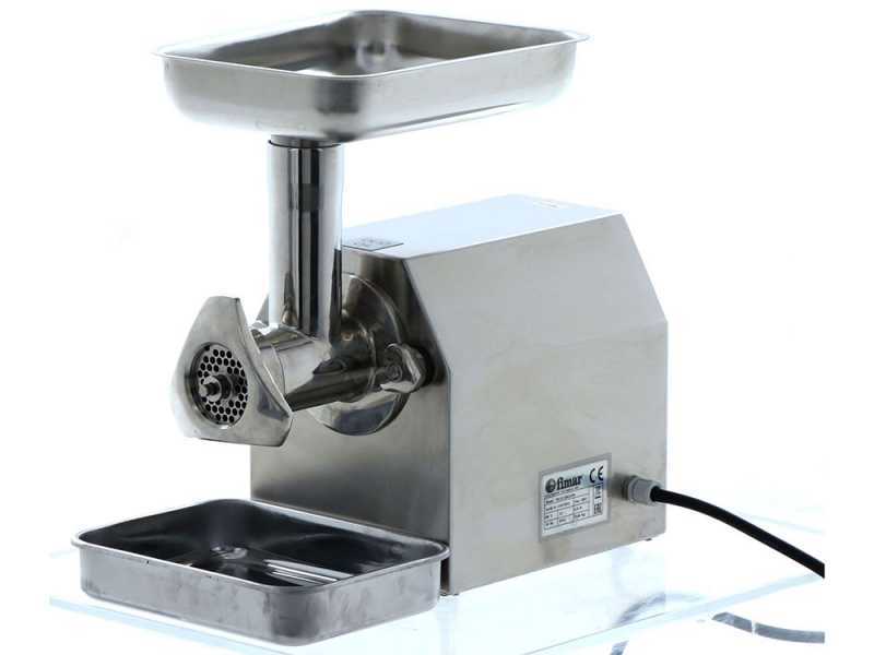 Fimar TC 12C - Hachoir &agrave; viande &eacute;lectrique - 230 V - 1 CV - Groupe de hachage INOX - Sans inverseur de marche
