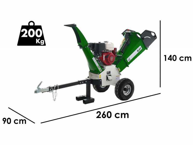 GreenBay GB-WRC 120 HE - Broyeur thermique professionnel  - Moteur Honda GX390 de 13 CV