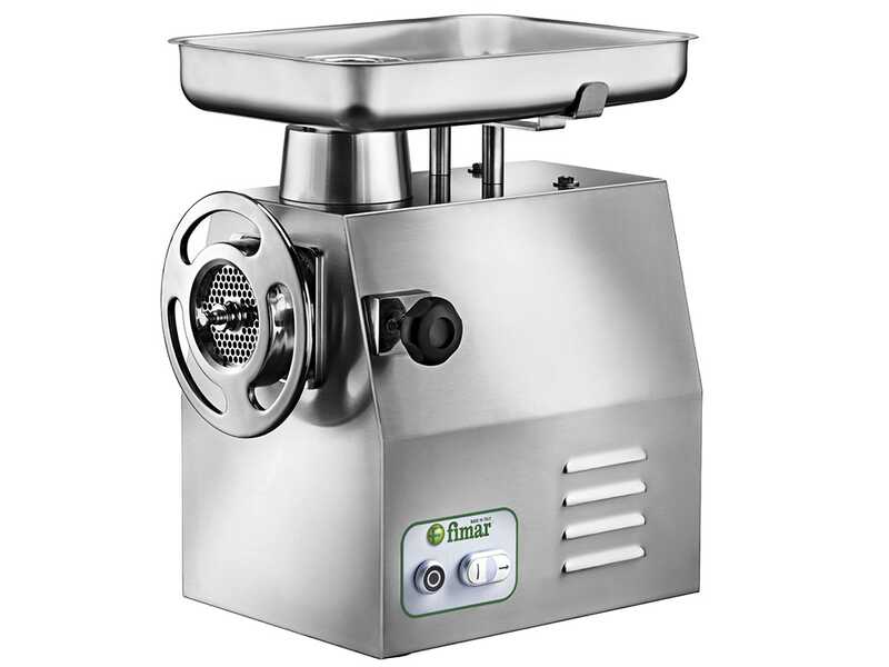 Fimar TC32RS - Hachoir &agrave; viande &eacute;lectrique - 400 V - 3 CV - Groupe de hachage en aluminium - Avec inverseur de marche