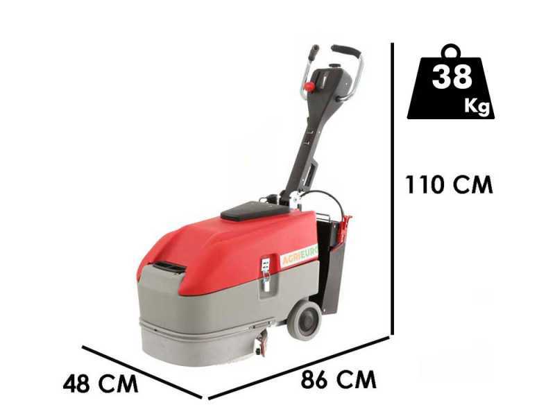 Autolaveuse &agrave; batterie U.T. LP-350-B - 3 en 1 : lave, s&egrave;che et aspire