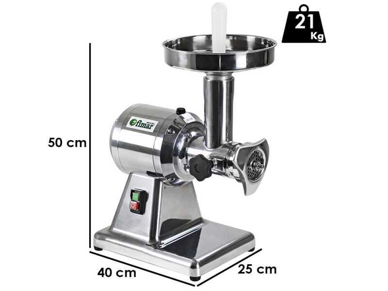 Fimar TC12B - Hachoir &agrave; viande &eacute;lectrique - Groupe de hachage en aluminium - 230V