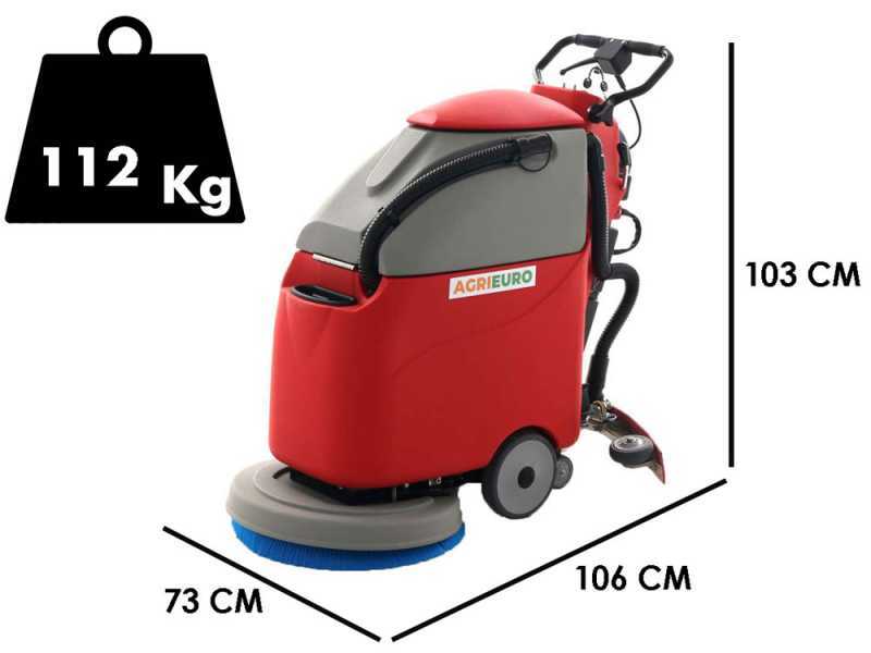 Autolaveuse &agrave; batterie sans-fils U.T. LP-500-B - 3 en 1 : lave, s&egrave;che et aspire